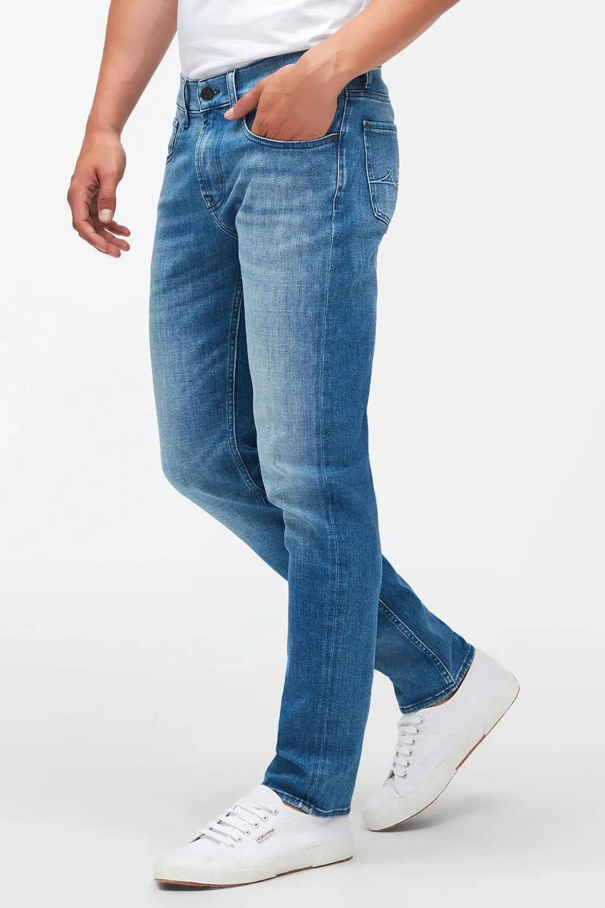 7 For All Mankind Slimmy Tapered Slim Fit Stre Jeans