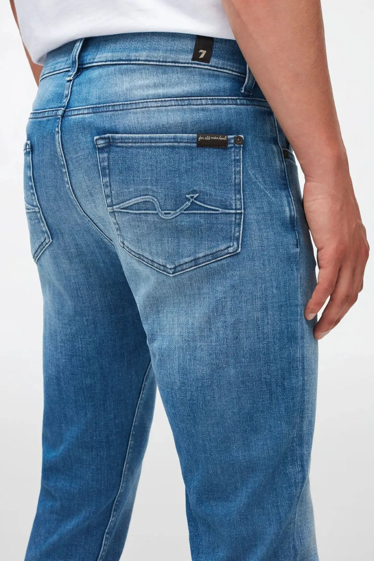 7 For All Mankind Slimmy Tapered Slim Fit Stre Jeans