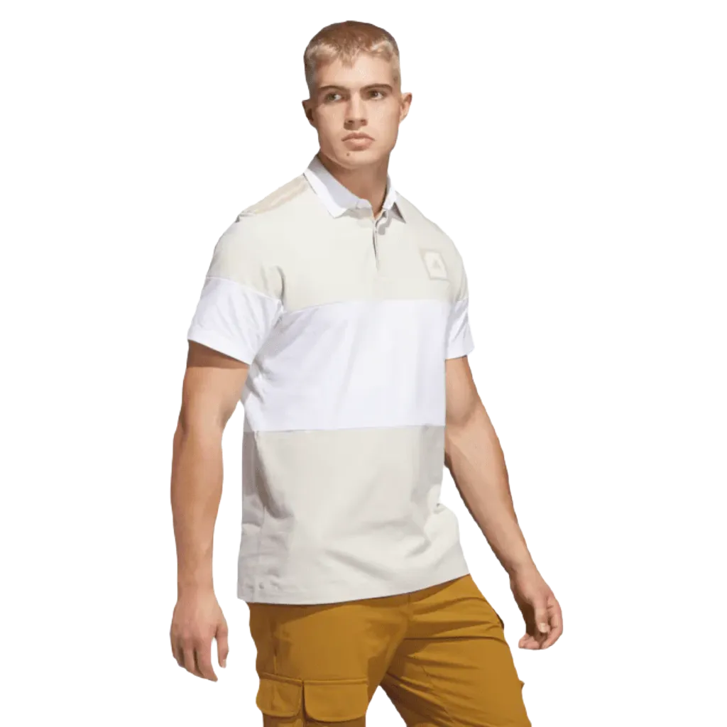 Adicross Block Golf Polo Shirt - Brown