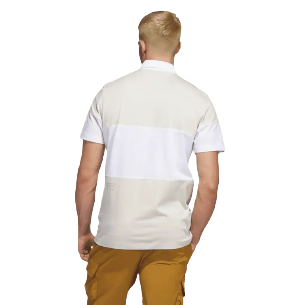 Adicross Block Golf Polo Shirt - Brown