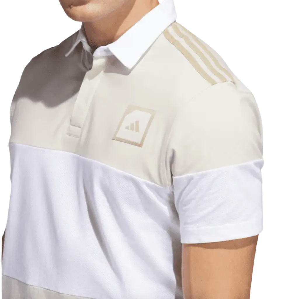 Adicross Block Golf Polo Shirt - Brown