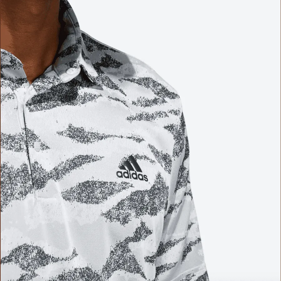 Adidas Horizon-Print Golf Polo Shirt