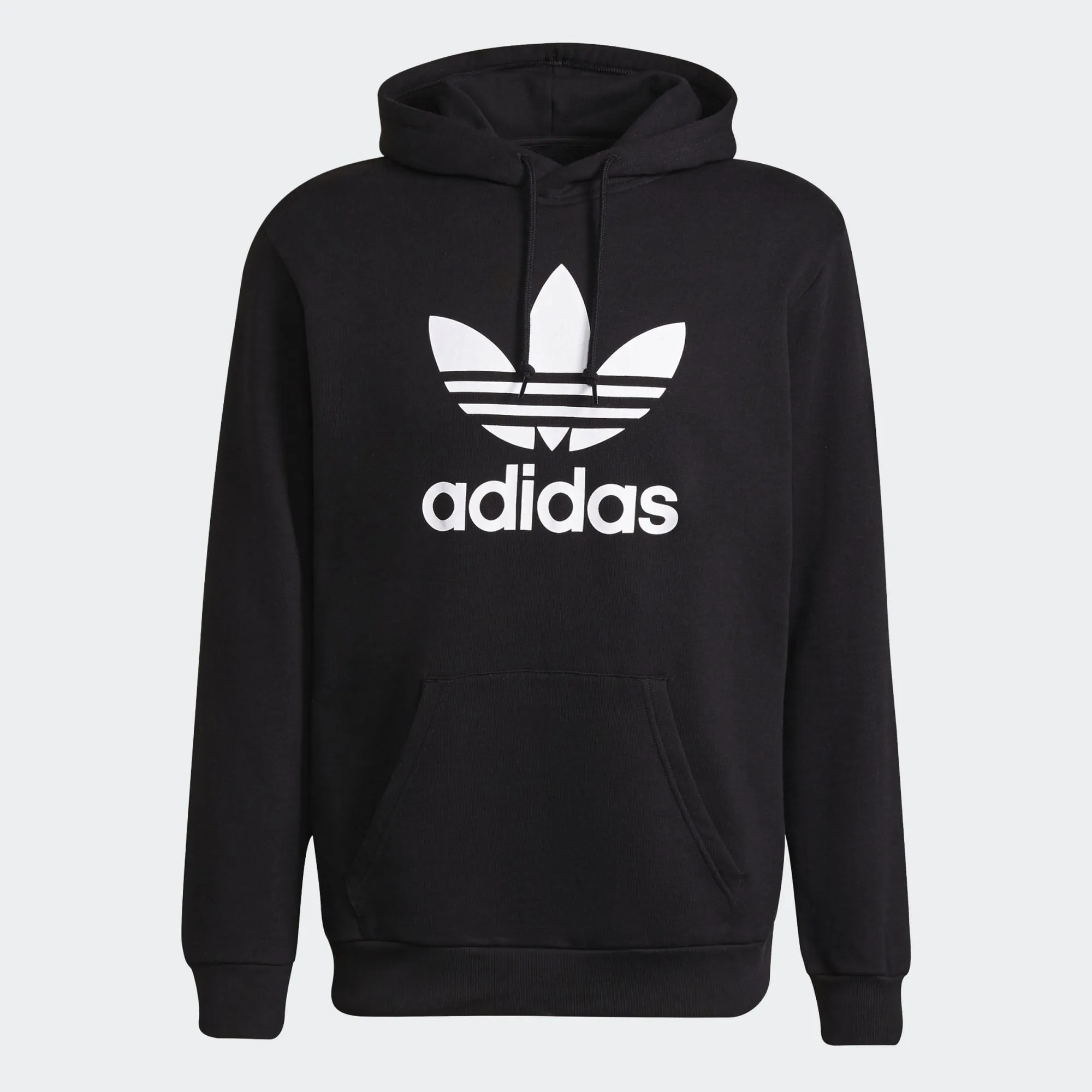 Adidas Trefoil Hoodie 'Black White'