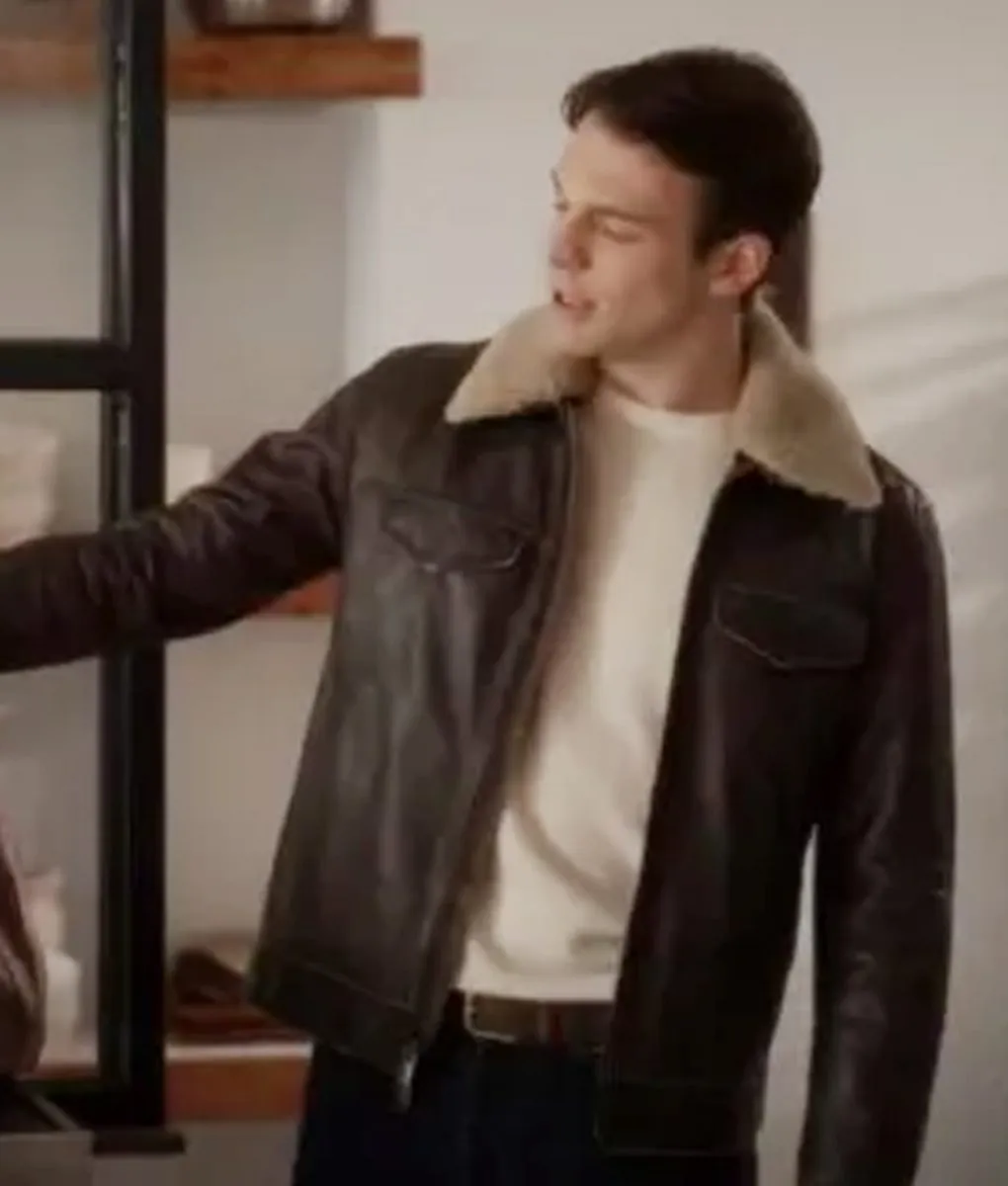 And Just Like That Sebastiano Pigazzi Leather Jacket