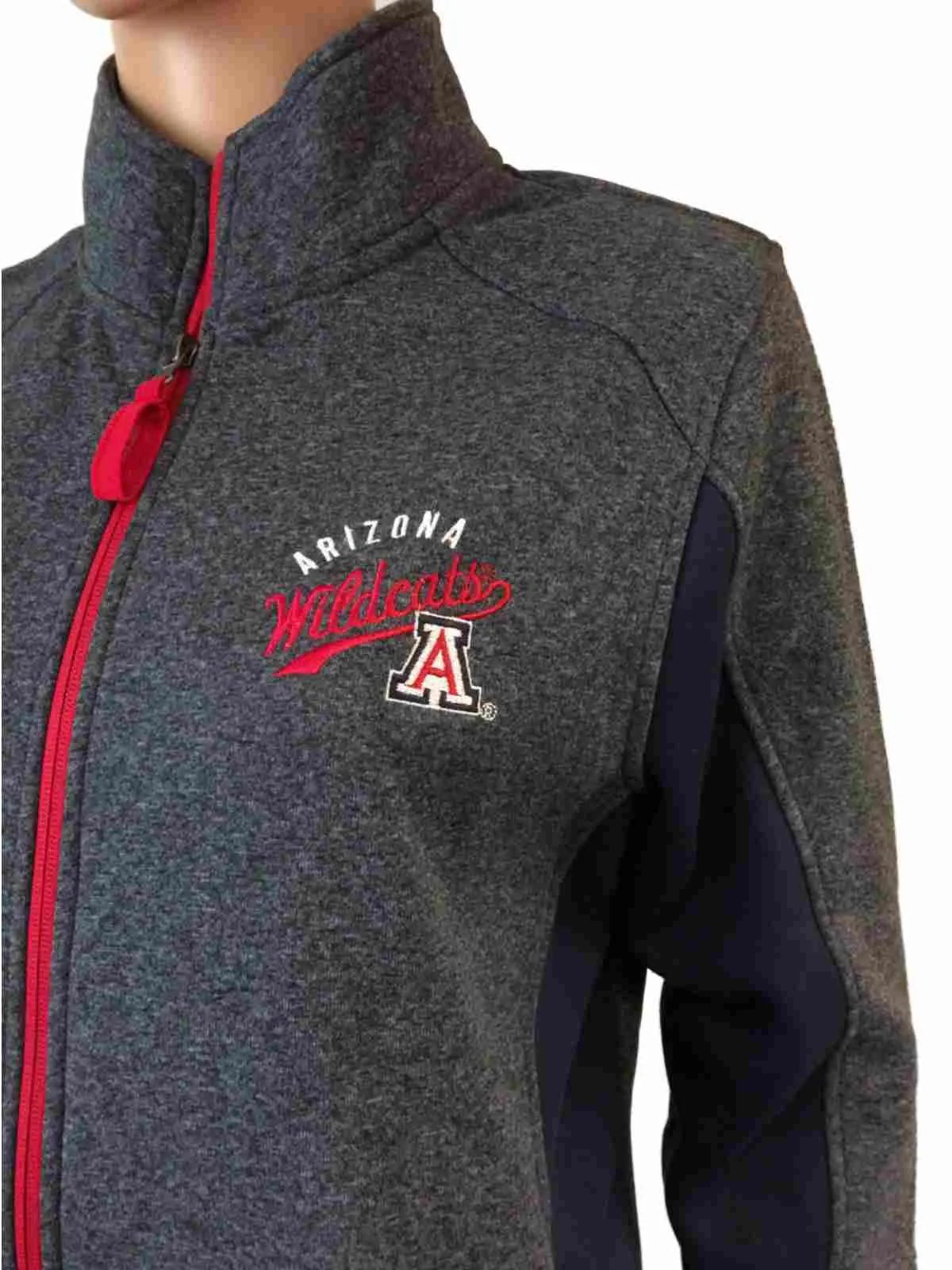 Arizona Wildcats GFS Womens Navy LS Full Zip Jacket Zip Pockets (M)