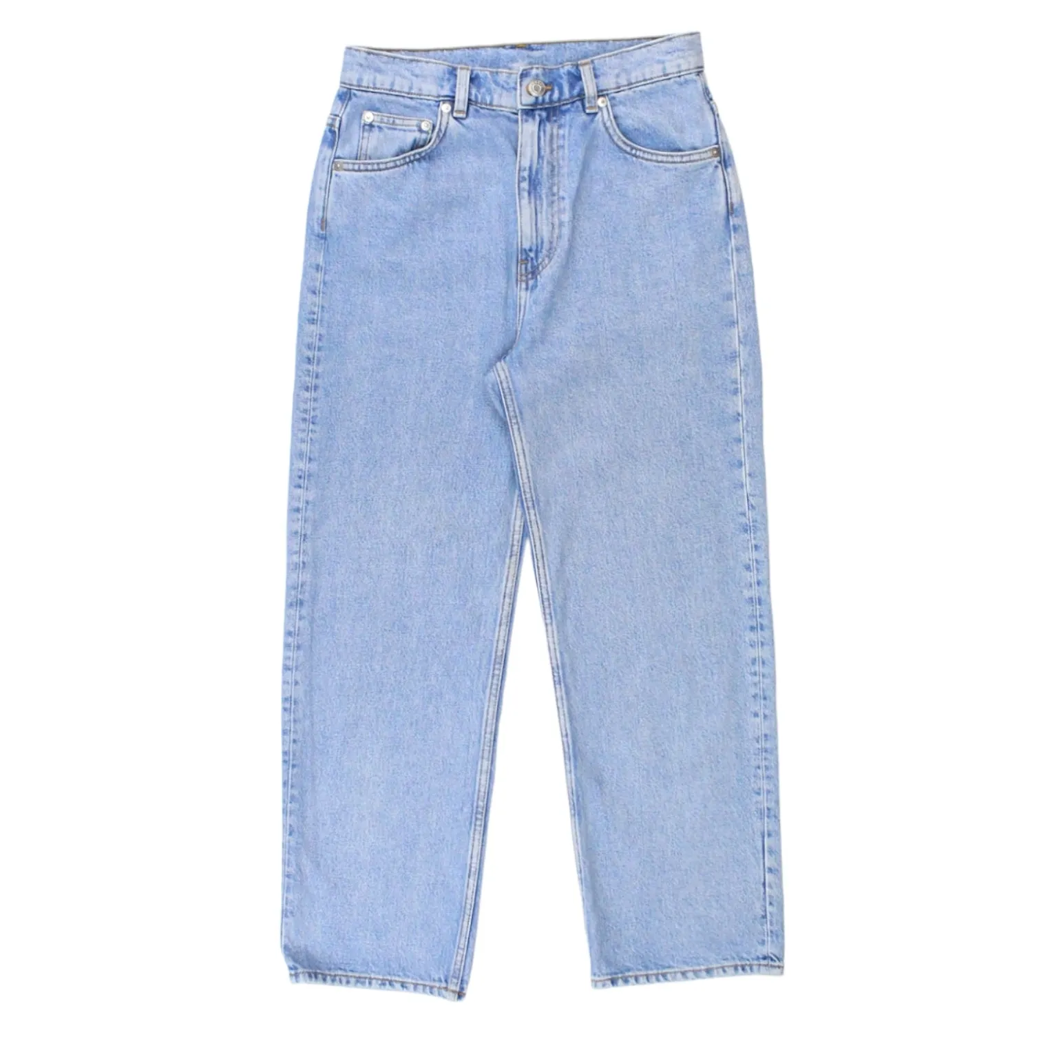 Arket Light Blue Denim Cropped Jeans