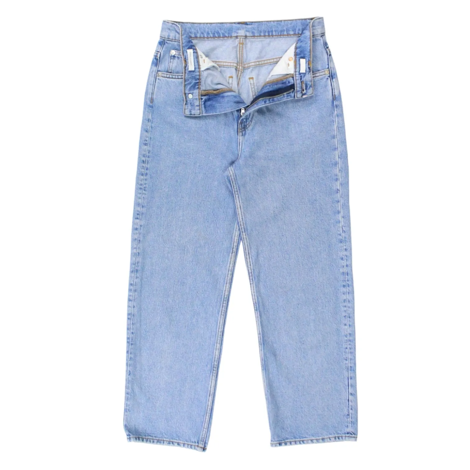 Arket Light Blue Denim Cropped Jeans