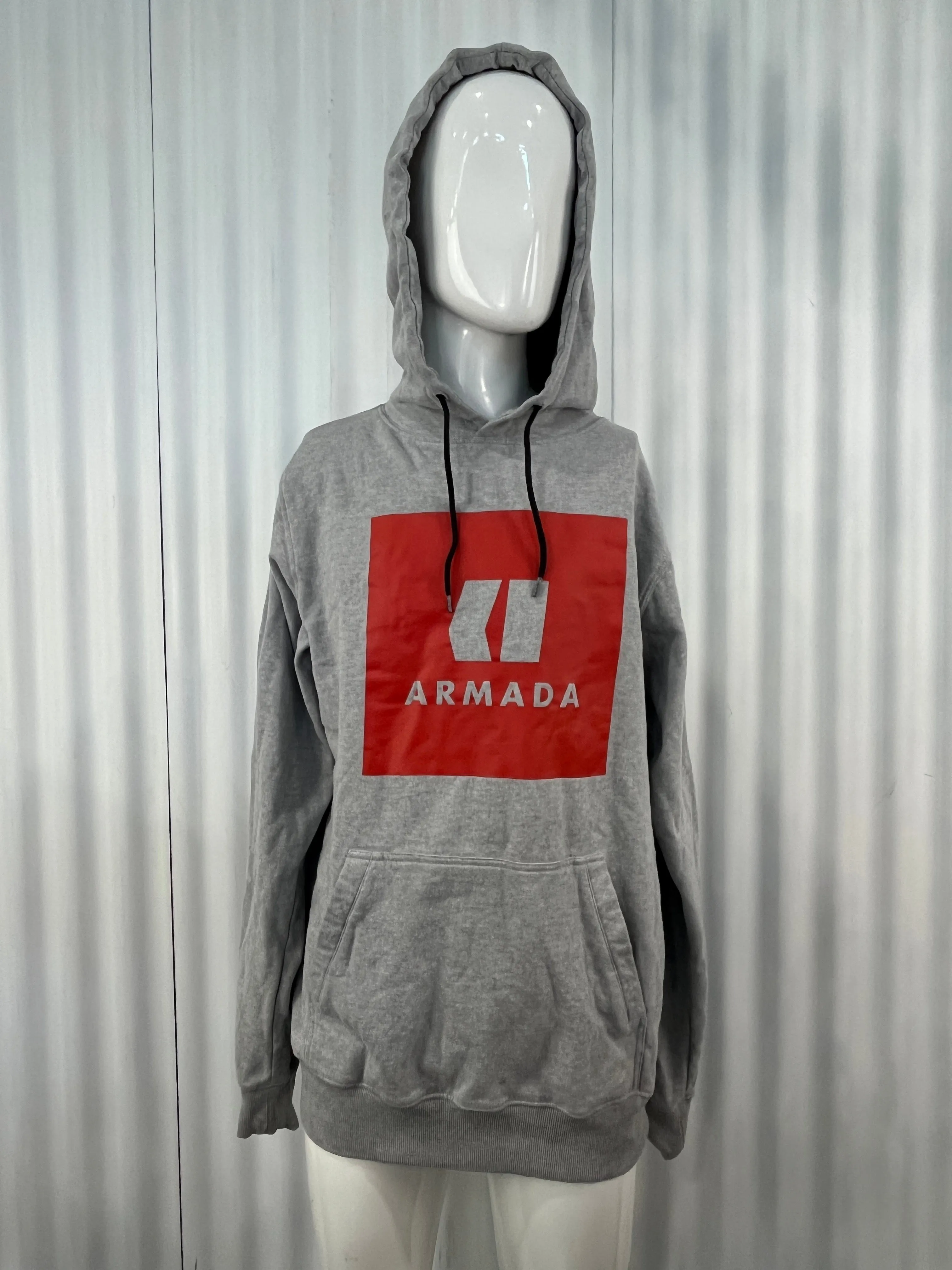 Armada Gris Rojo Classic Icon Hoodie