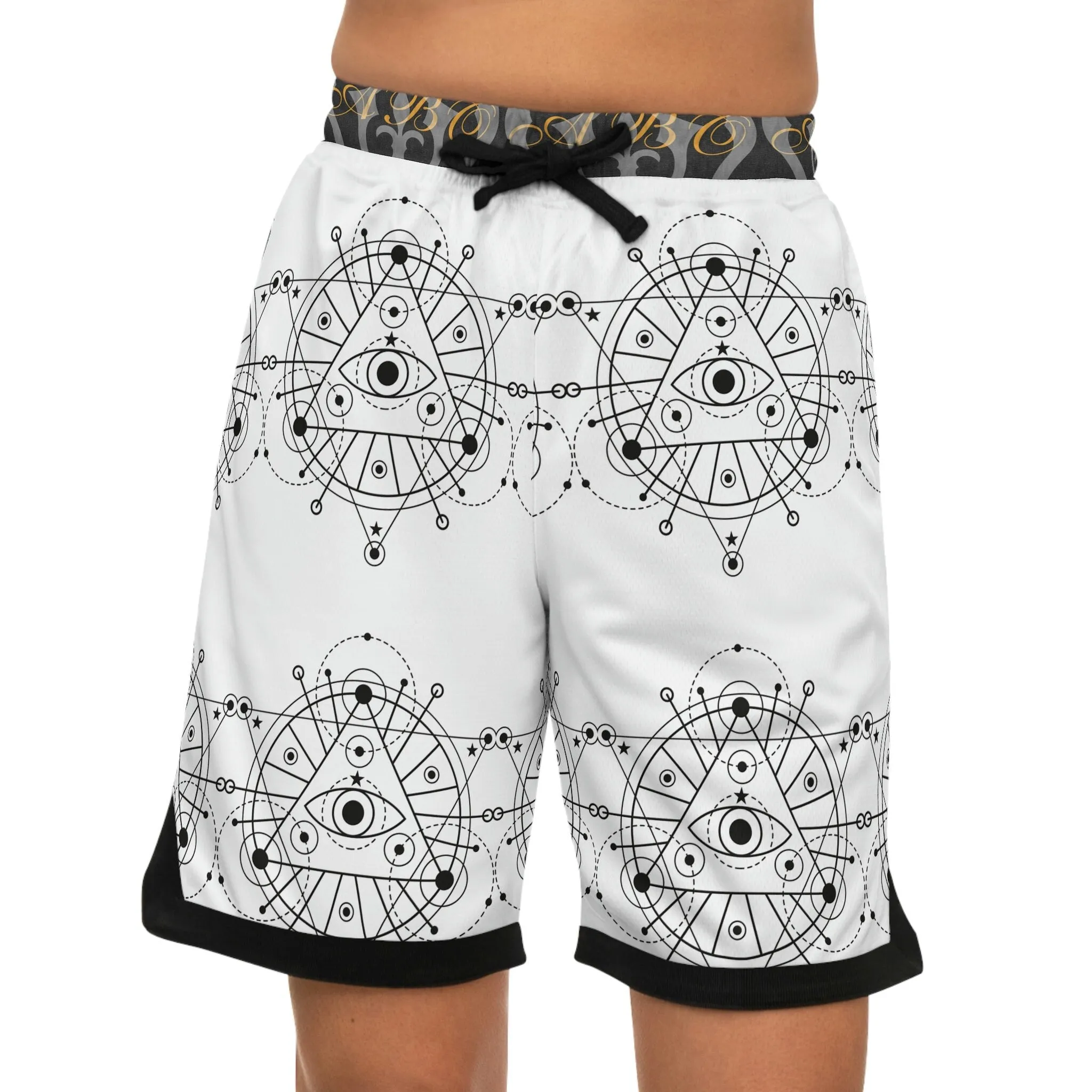 Basketball Rib Shorts (AOP)