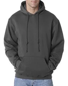 Bayside Adult Hooded Pullover Fleece BA960 Charcoal