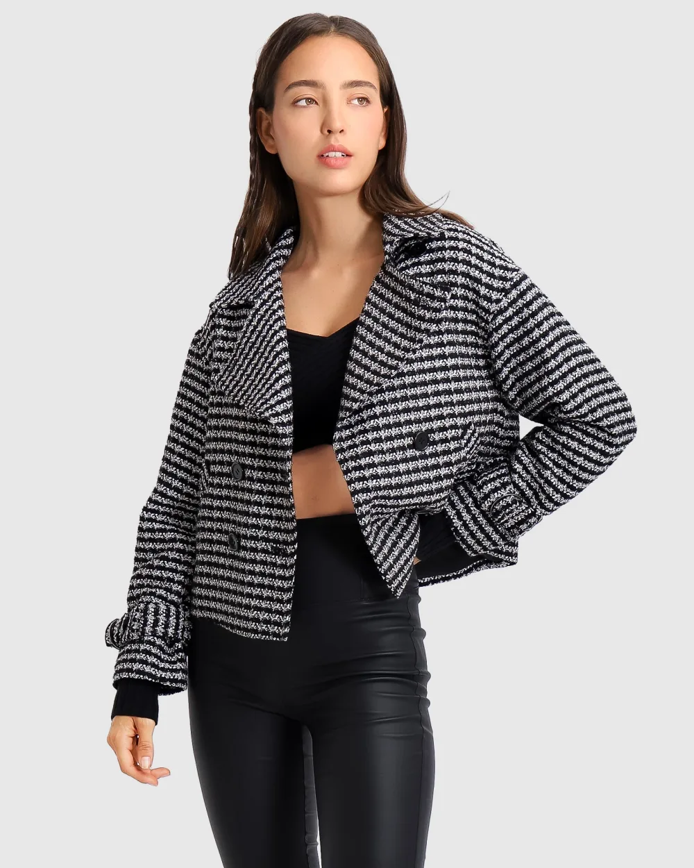 Belle & Bloom Power Over Me Tweed Jacket