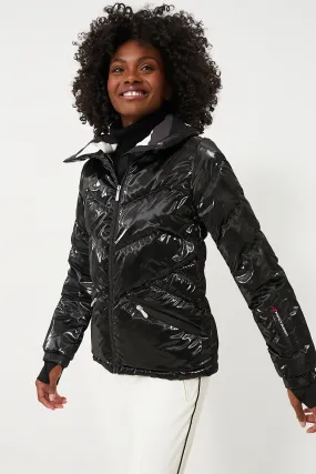 Black Liquid Ski Duvet Jacket