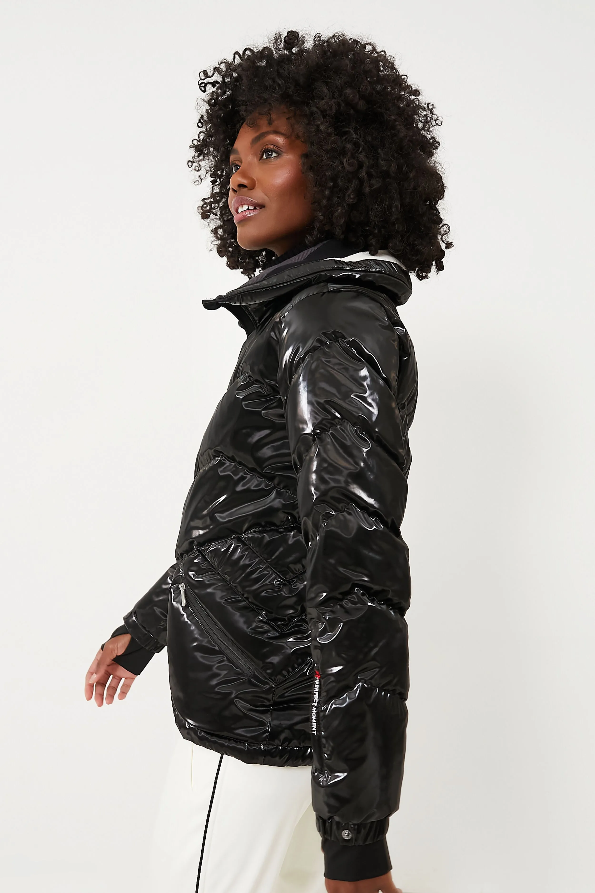 Black Liquid Ski Duvet Jacket