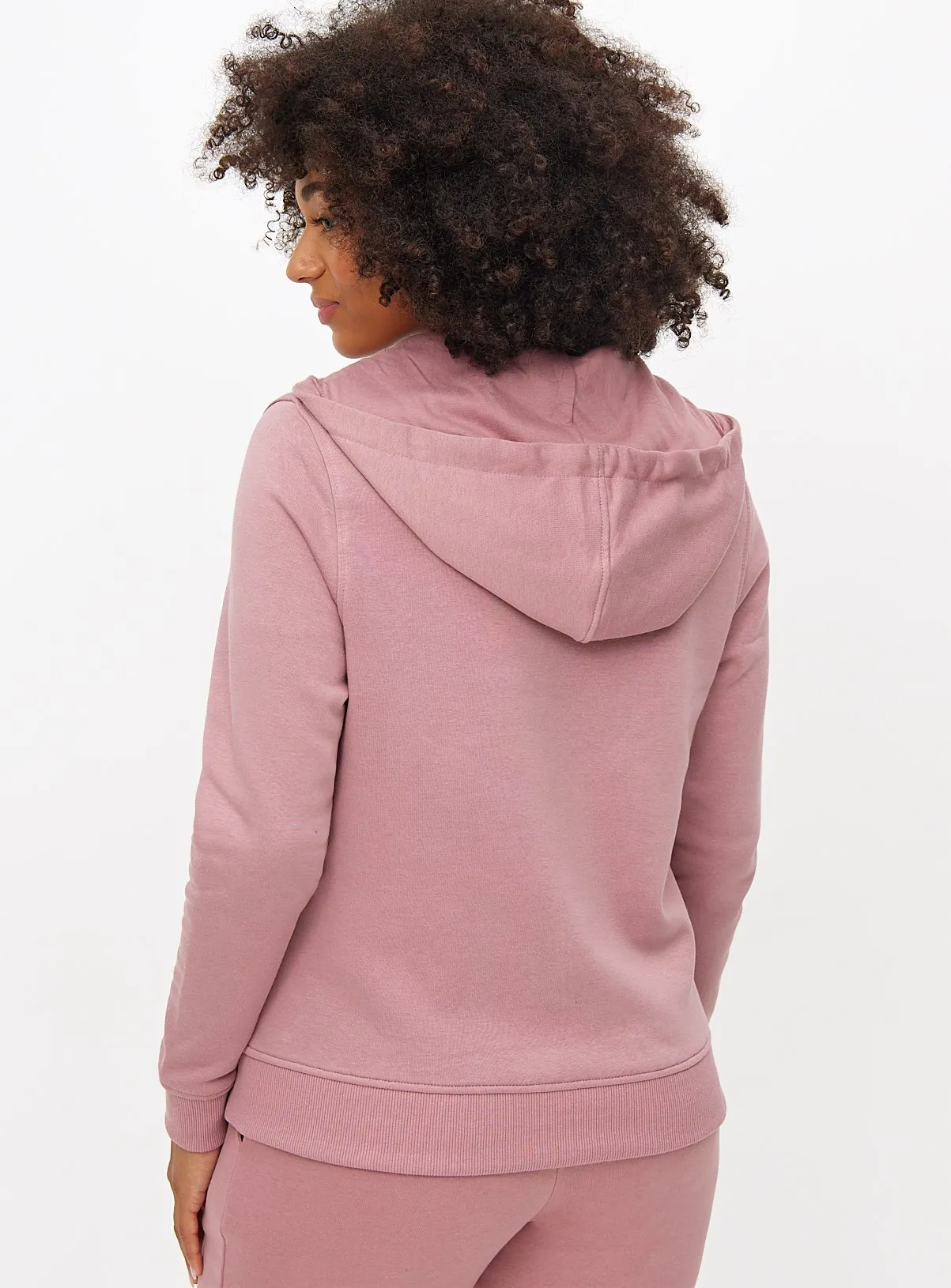 Buy Pink Zip-Through Coord Hoodie M | Hoodies and sweatshirts | Tu