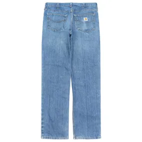 Carhartt Blue Faded Denim Jeans