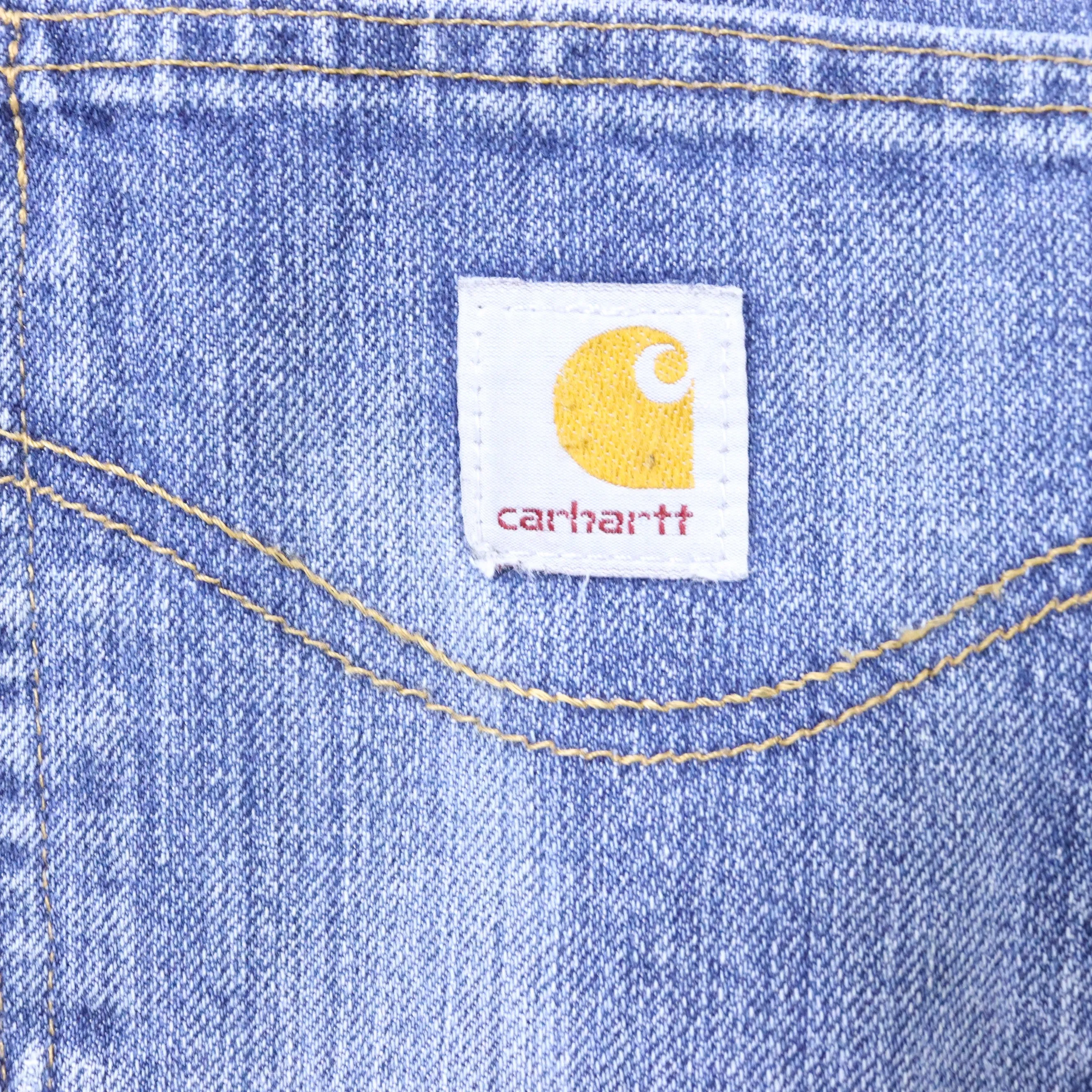 Carhartt Blue Faded Denim Jeans