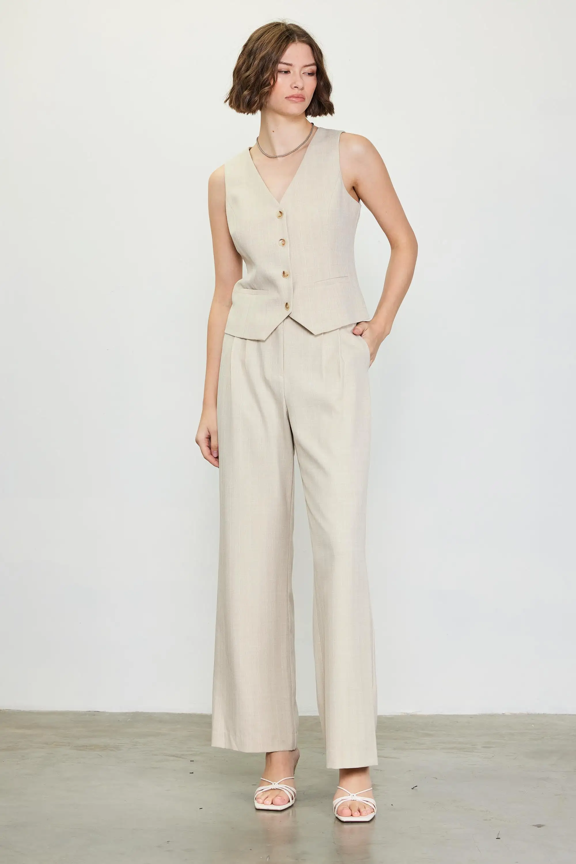 Celeste Wide Leg Trouser Pant