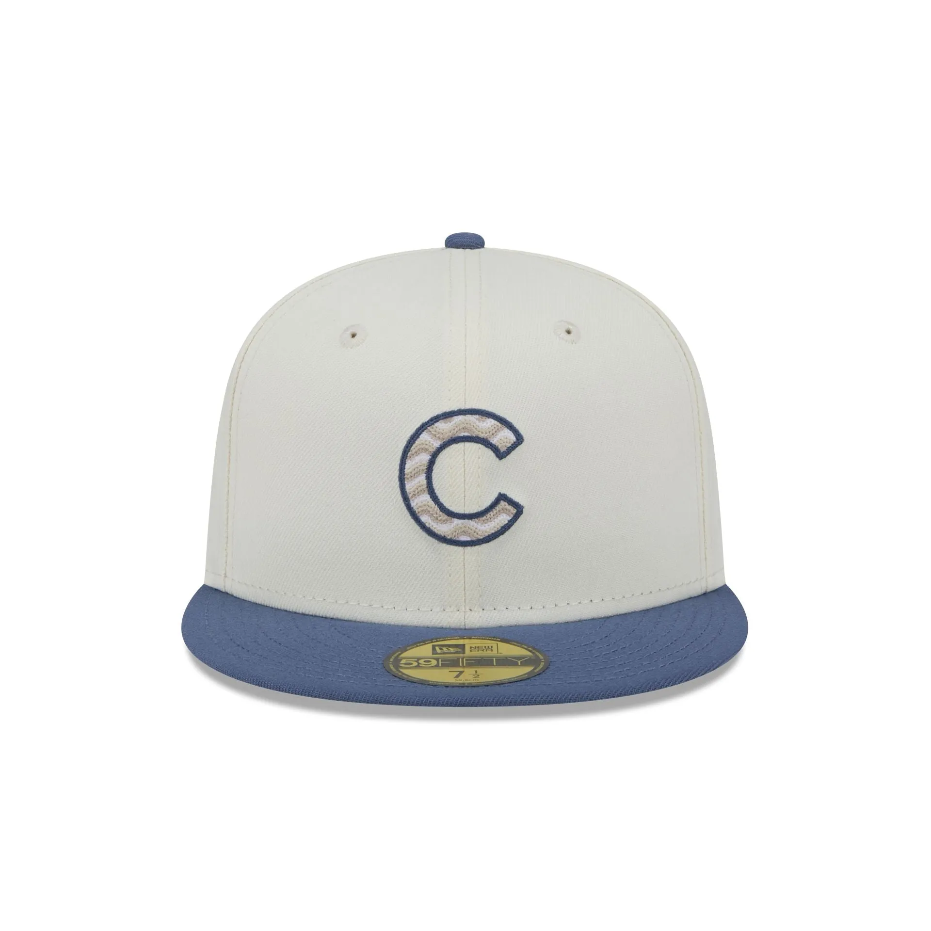 Chicago Cubs Wavy Chainstitch 59FIFTY Fitted Hat