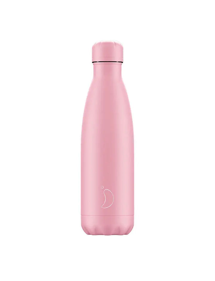 Chillys 500ml Water Bottle All Pink Pastel