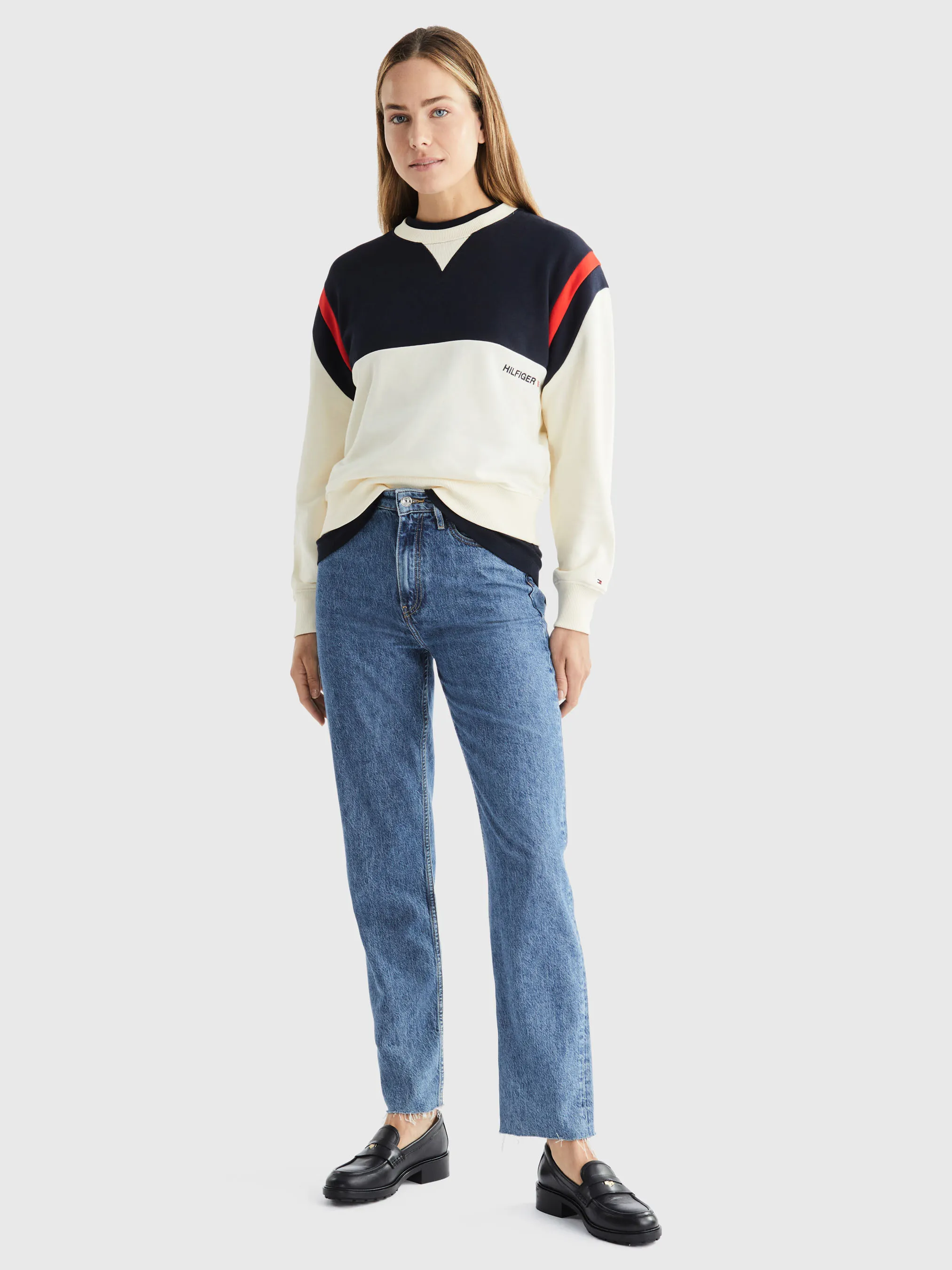 Colourblock Hilfiger 85 Sweatshirt | Sweatshirts & Hoodies | Tommy Hilfiger