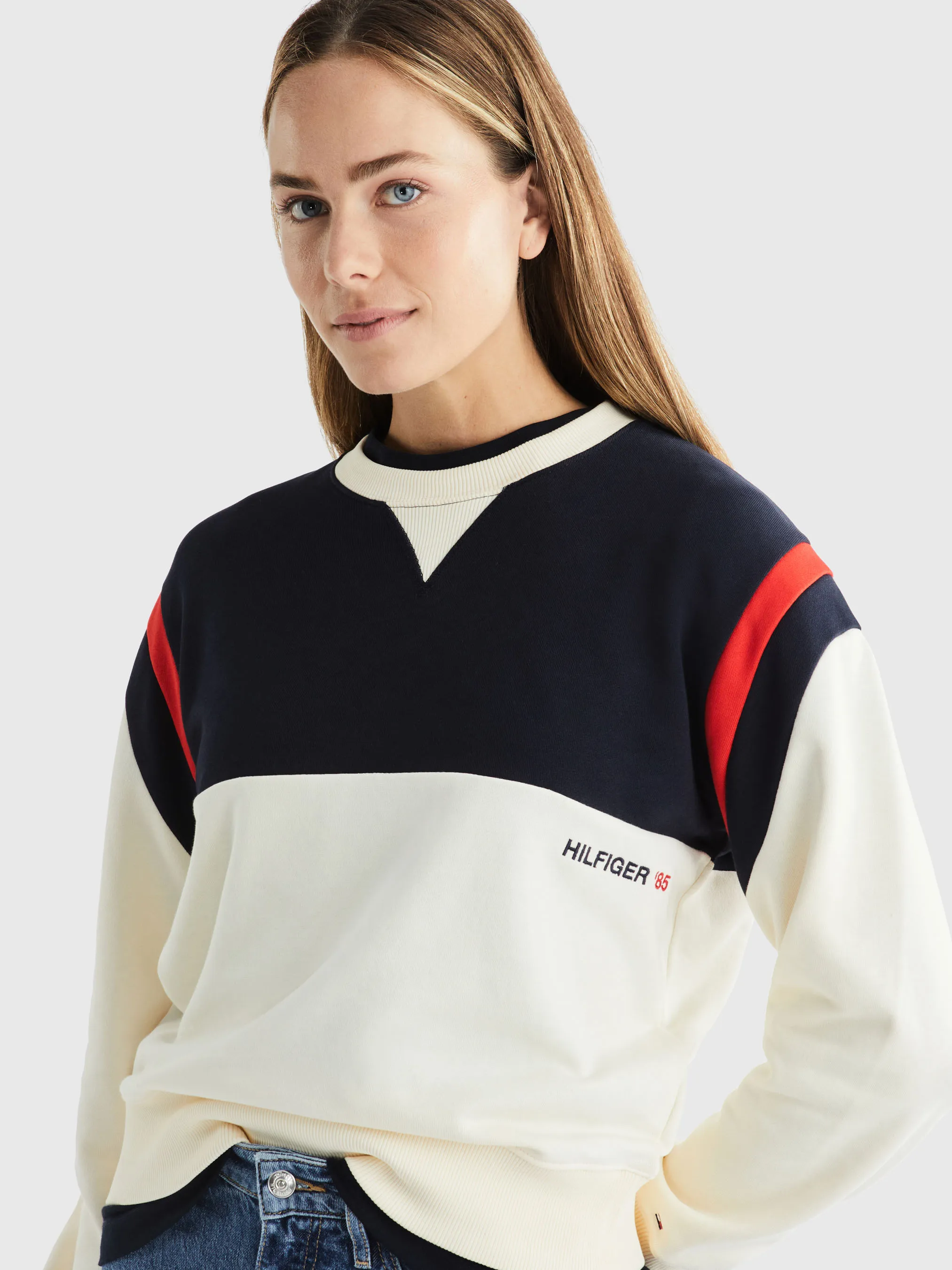 Colourblock Hilfiger 85 Sweatshirt | Sweatshirts & Hoodies | Tommy Hilfiger