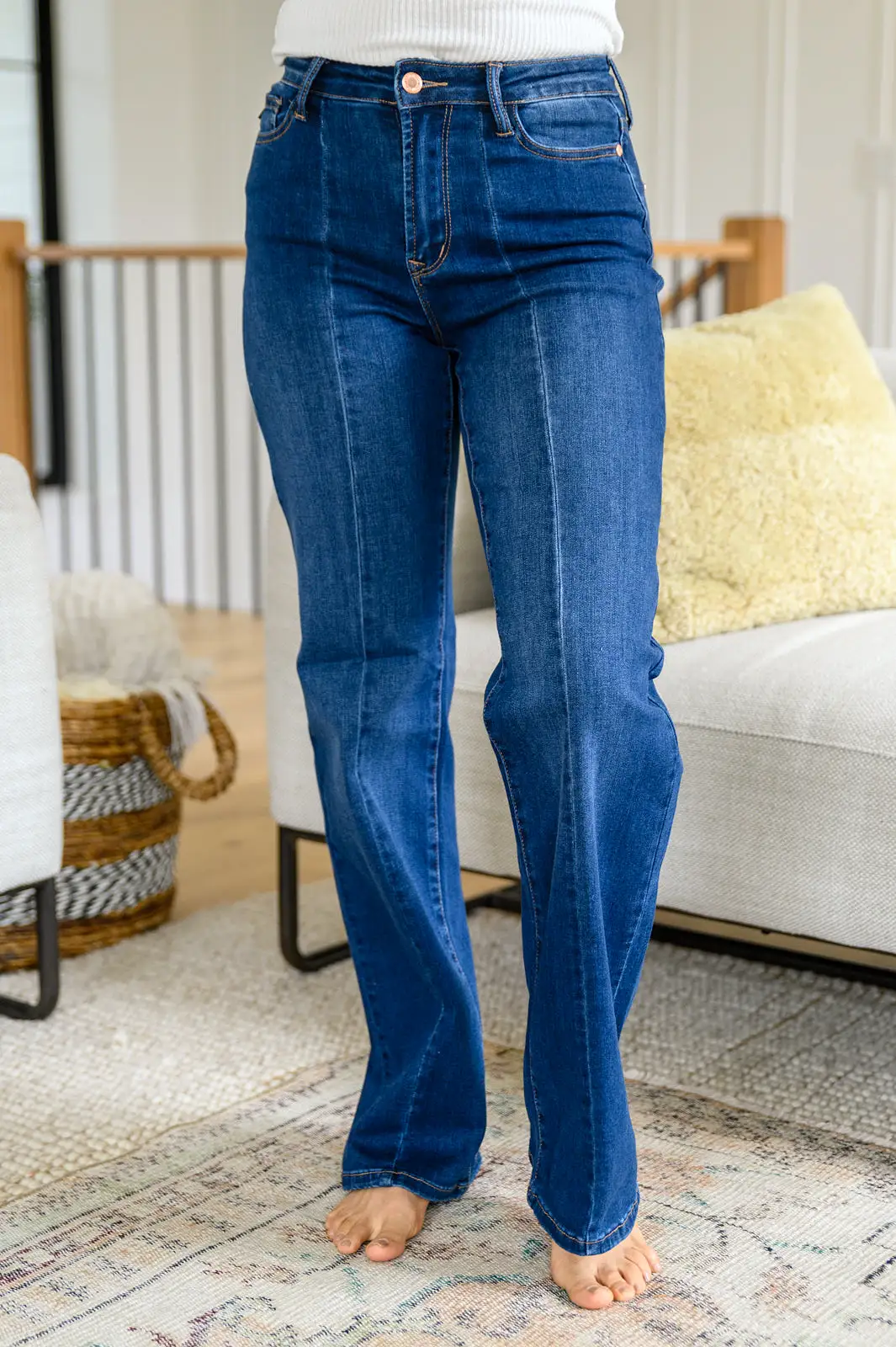 Daria Front Seam Wide Leg Trouser Jeans-- Use the code SPRINGJB for 20% off!