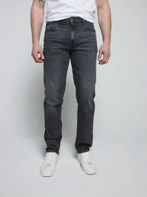 Dark Grey Wash Straight Fit Jeans | Men | George at ASDA