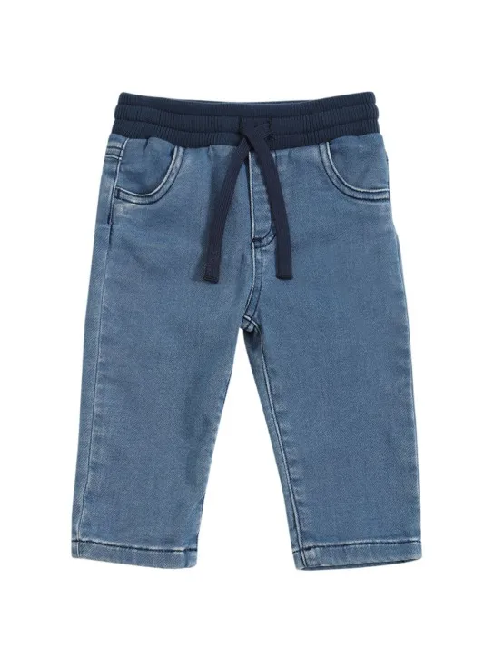 Dolce&Gabbana   Cotton denim jeans w/metal logo 