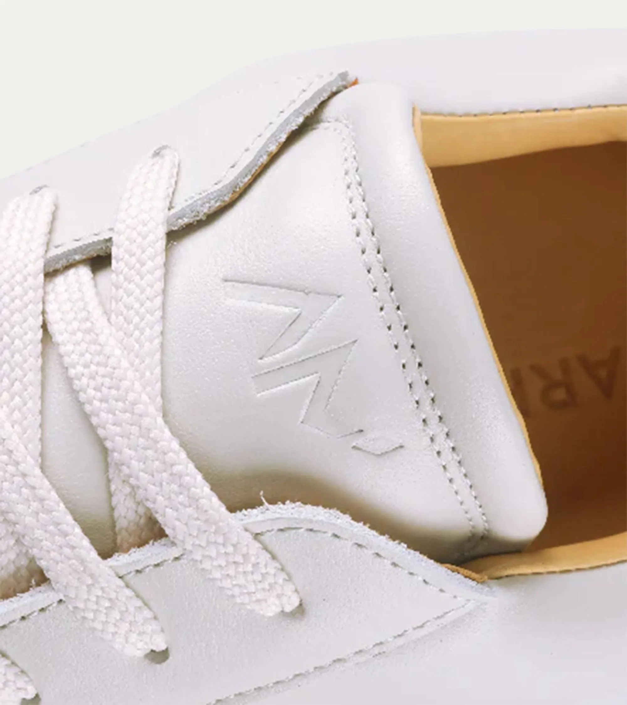 Dress Sneaker In Crema Leather