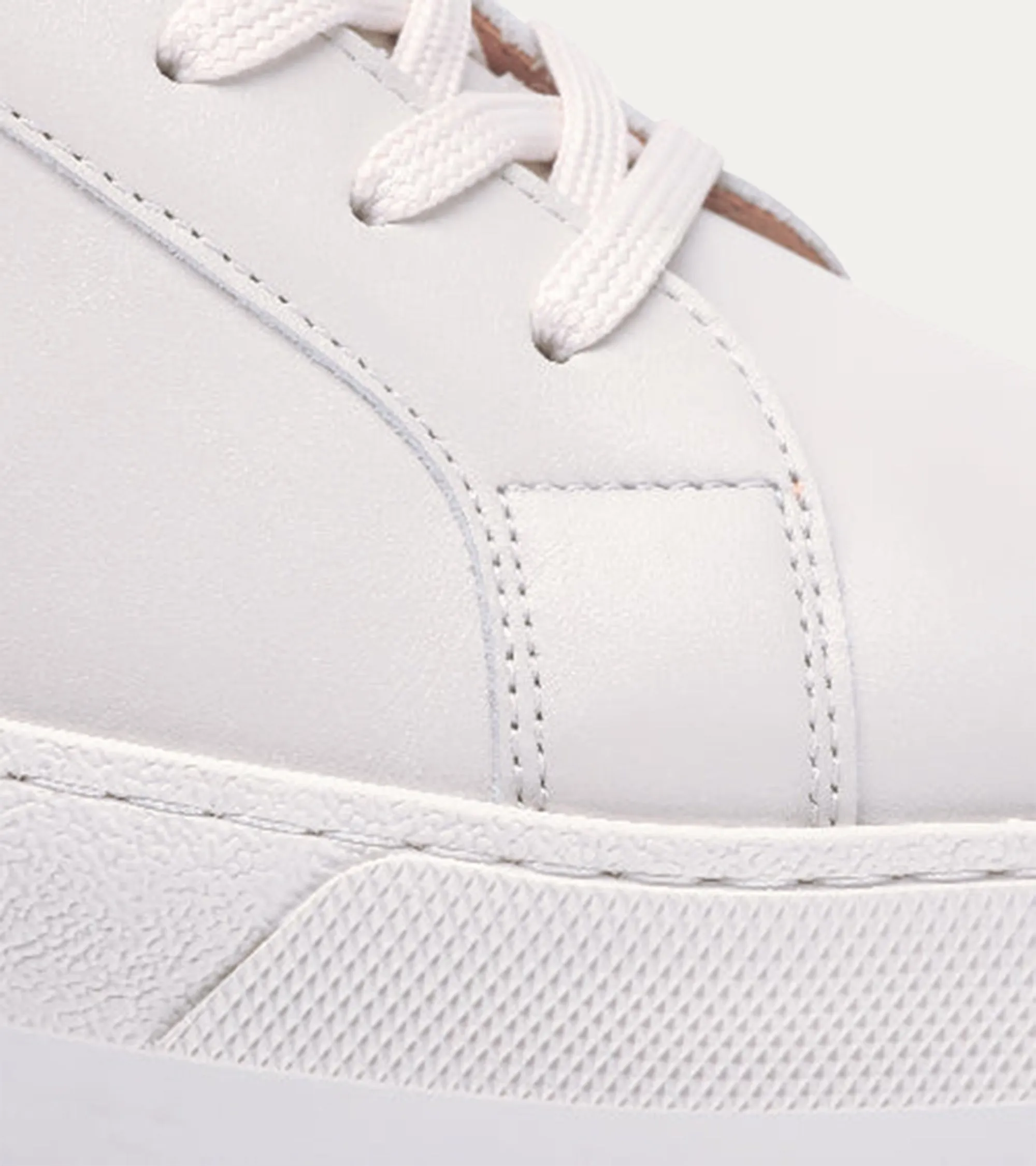 Dress Sneaker In Crema Leather