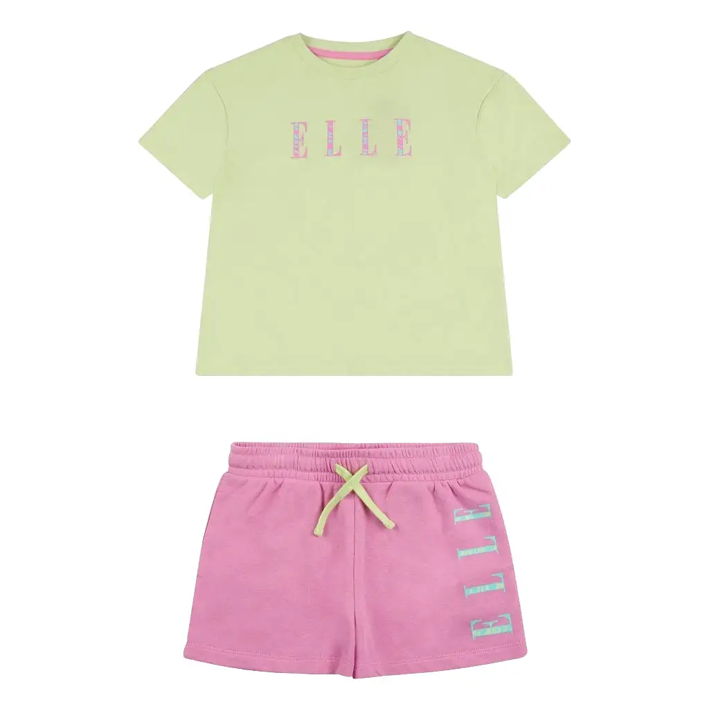 Elle Graphic Tee & Short Set Junior