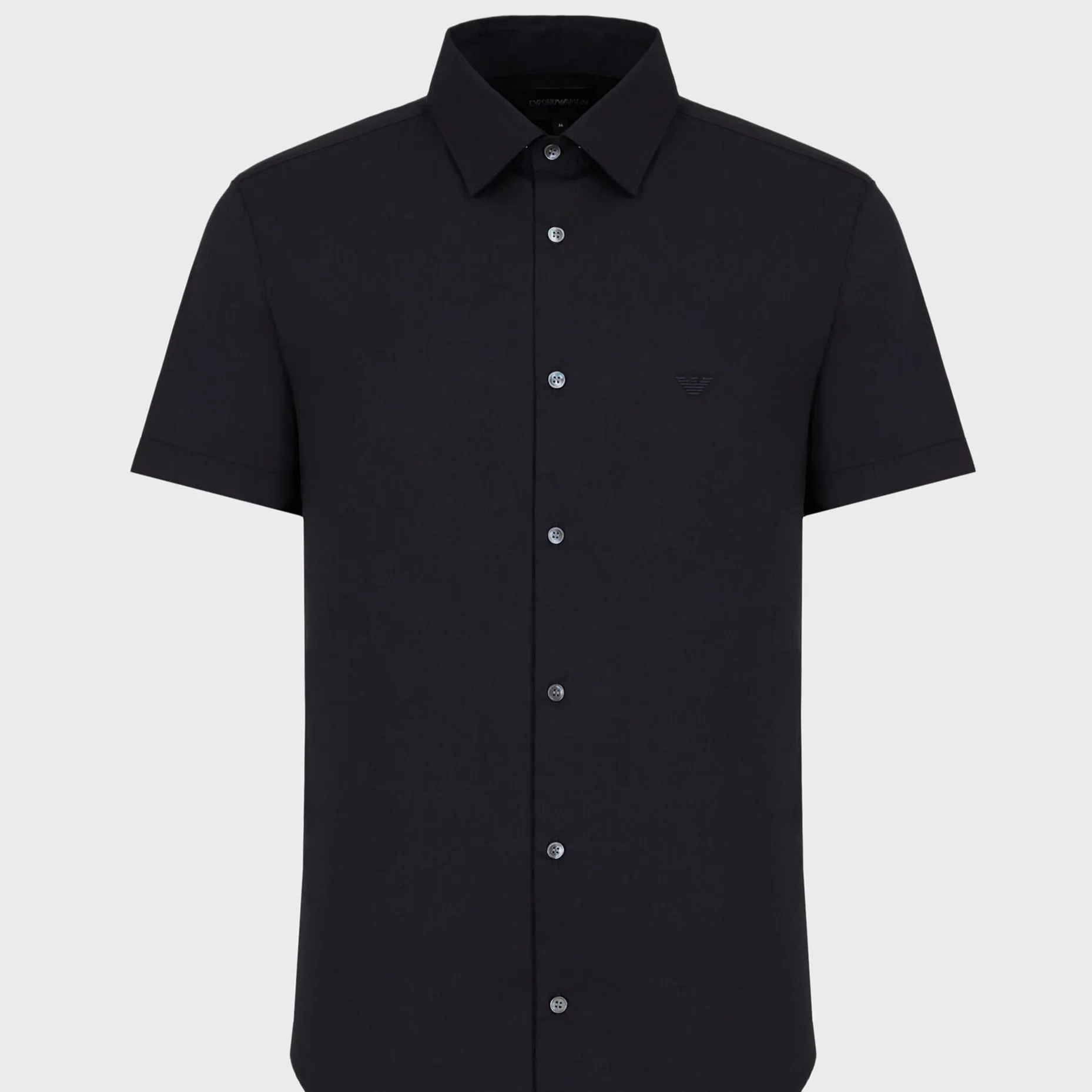 Emporio Armani Navy Short-Sleeved Shirt