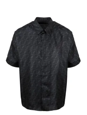 Fendi FF Motif Short Sleeved Shirt