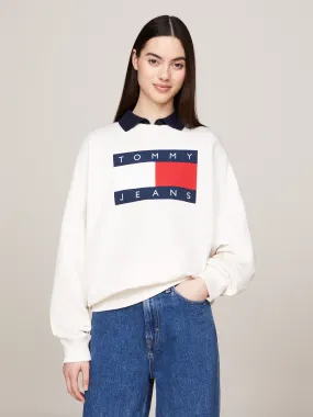 Flag Oversized Fit Sweatshirt | Sweatshirts & Hoodies | Tommy Jeans