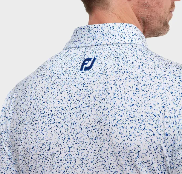 FootJoy 2022 Granite Print Lisle Polo