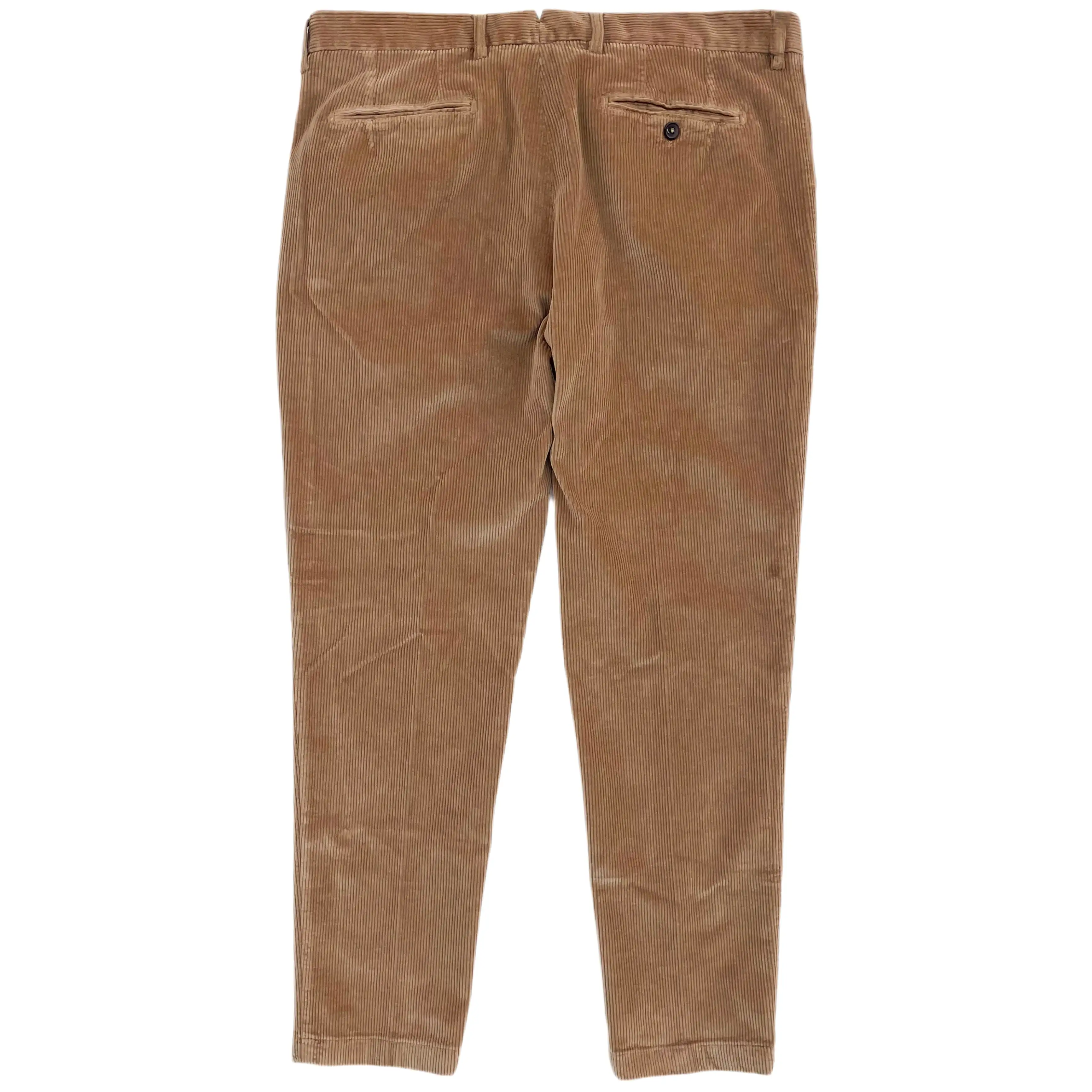 FRESH Corduroy Pleated Chino Pants In Khaki