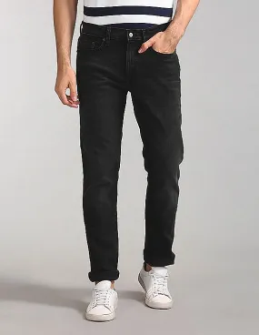 GAP Men Black Slim Fit Dark Wash Jeans