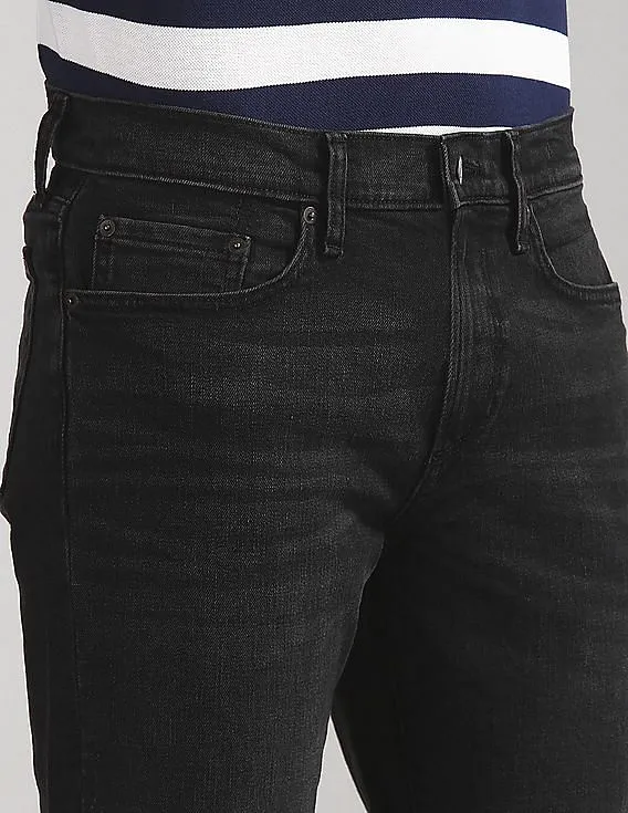 GAP Men Black Slim Fit Dark Wash Jeans