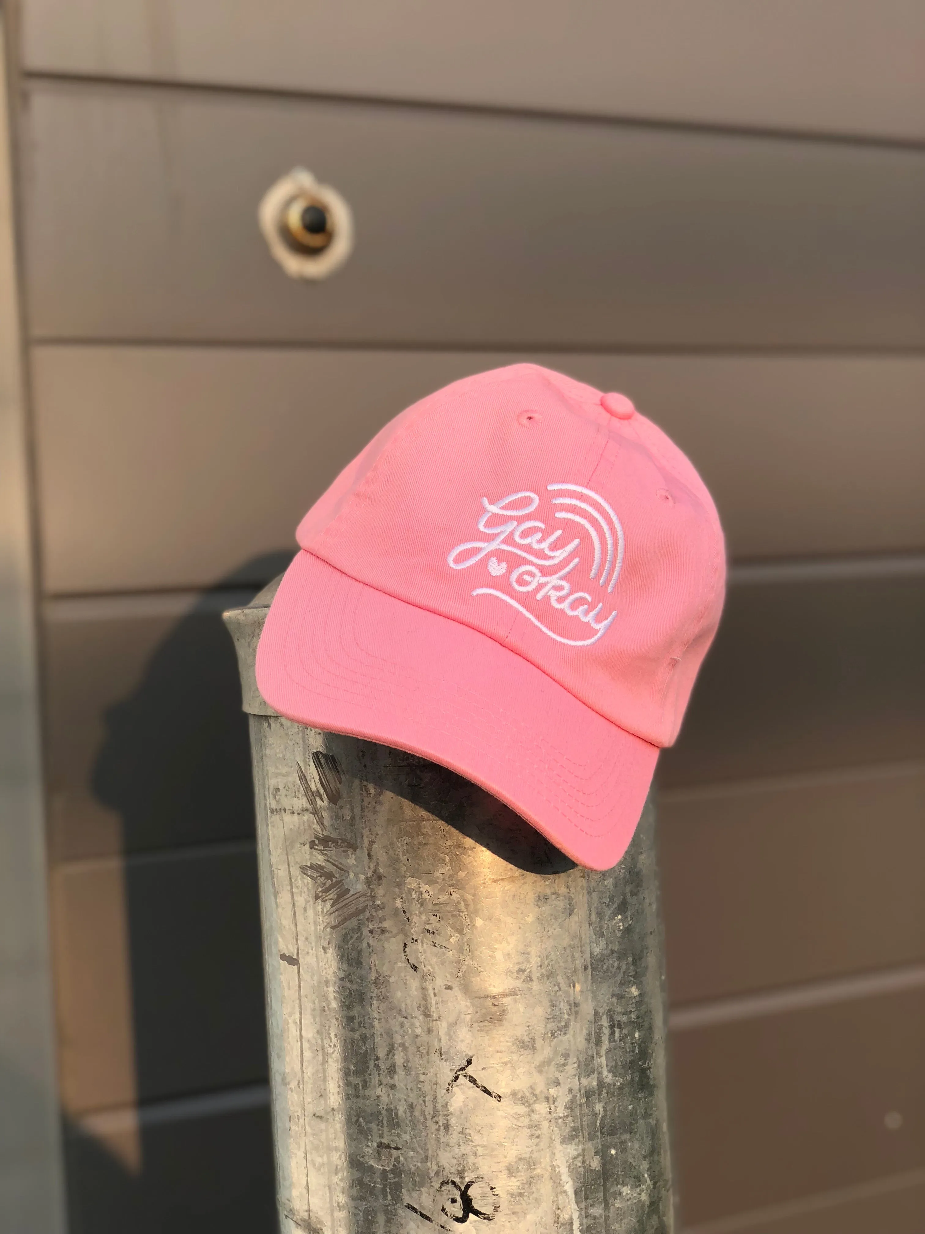 Gay Okay Dad Hat - Multi Colours