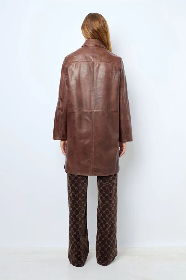 Gerard Darel LAYANE LAMBSKIN COAT