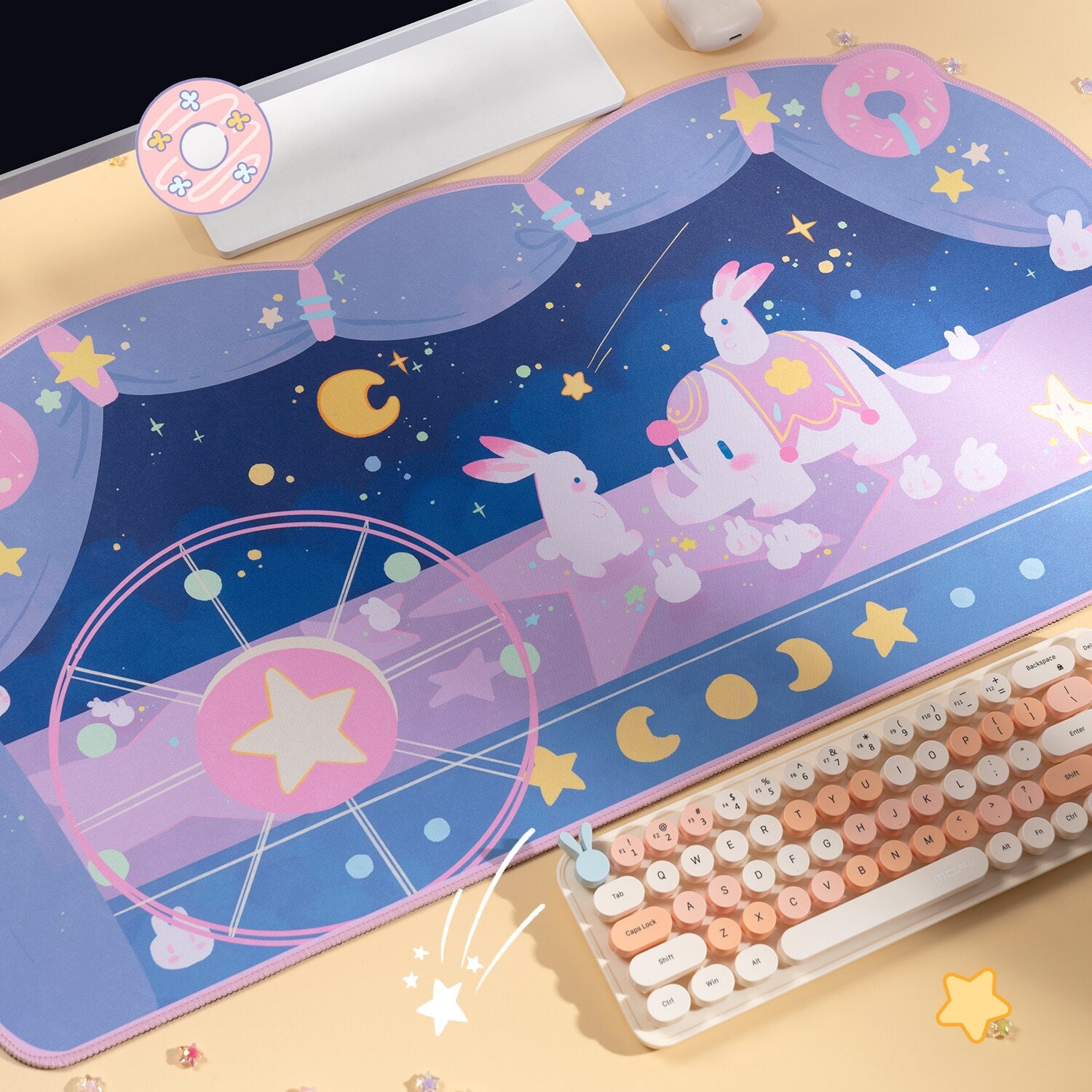 GG Pastel Circus Kawaii Desk Mouse Pad ON954