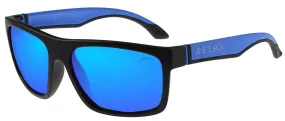 glasses Relax Wagga - R2355C/Matte Black/Neon Blue/Brown/Ice Blue