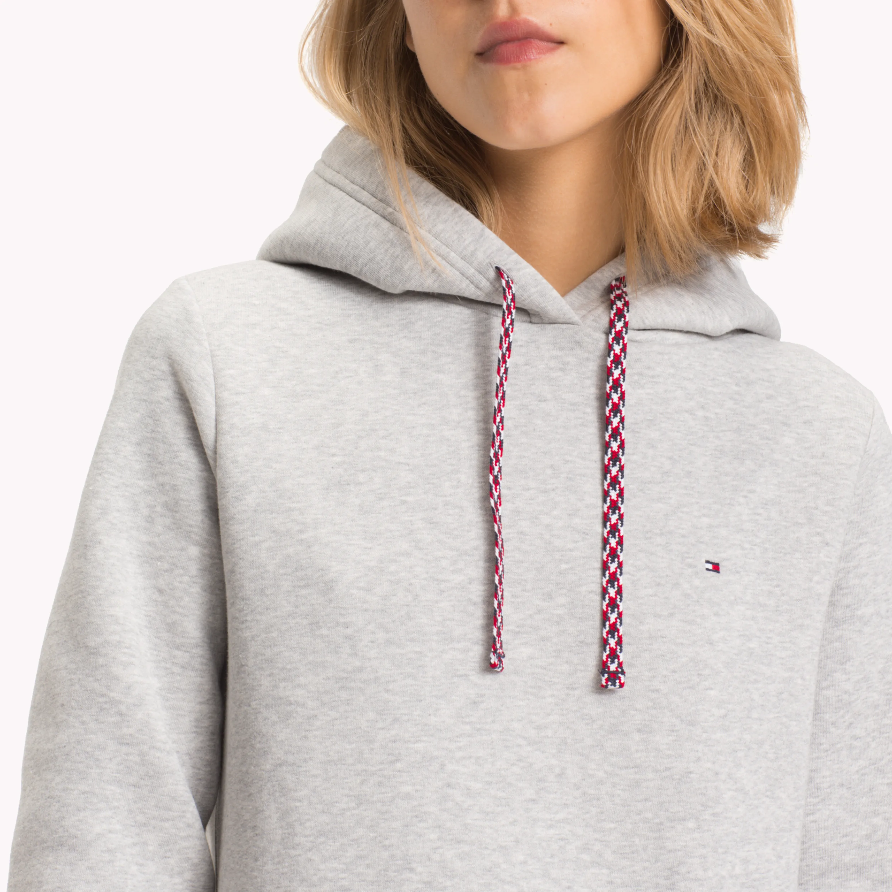 Grey Global Stripe Oversized Fit Hoodie | Sweatshirts & Hoodies | Tommy Hilfiger