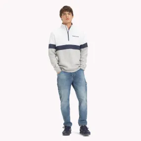 Grey Retro Mock Neck Jumper | Sweatshirts & Hoodies | Tommy Hilfiger