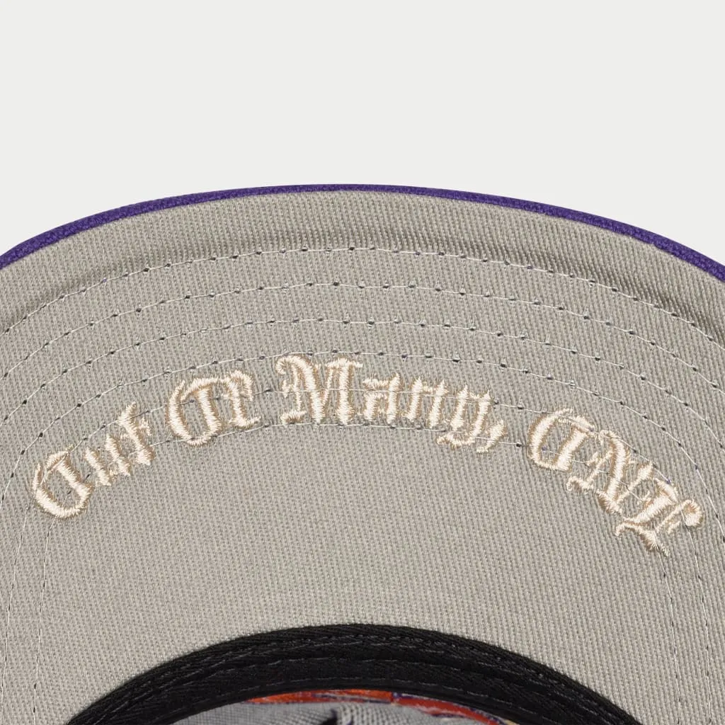 GS LOGO TRUCKER HAT (PURPLE/ORANGE)