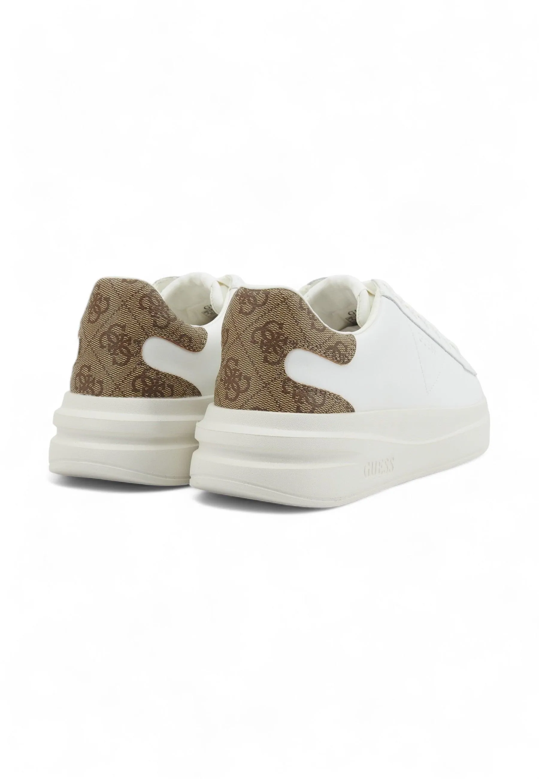 GUESS Sneaker Donna White Beige FLJELBFAL12