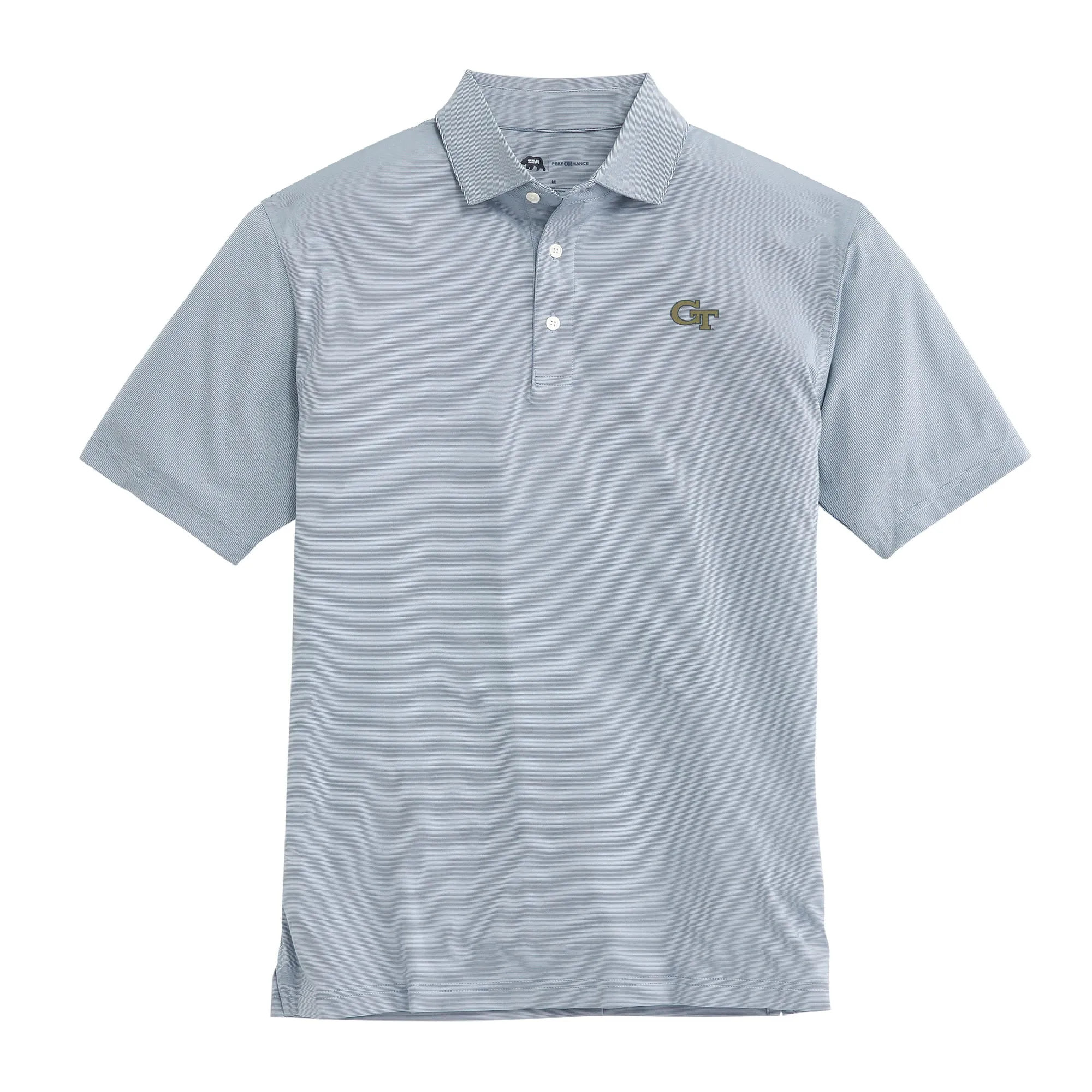 Hairline Stripe Georgia Tech Performance Polo