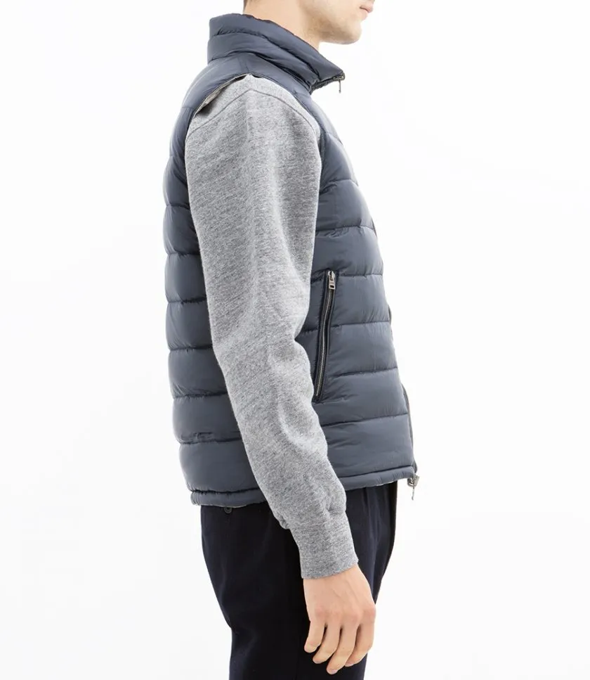 HERNOREVERSIBLE SLEEVELESS JACKET IN NYLON ULTRALIGHT