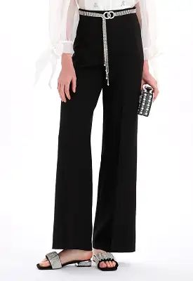 High Waist Wide Legs Trousers