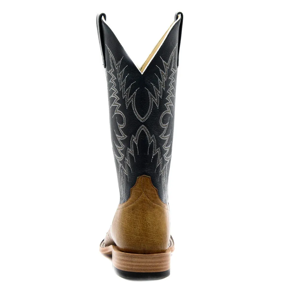 HorsePower Top Hand Antique Saddle Smooth Ostrich Men's Boot